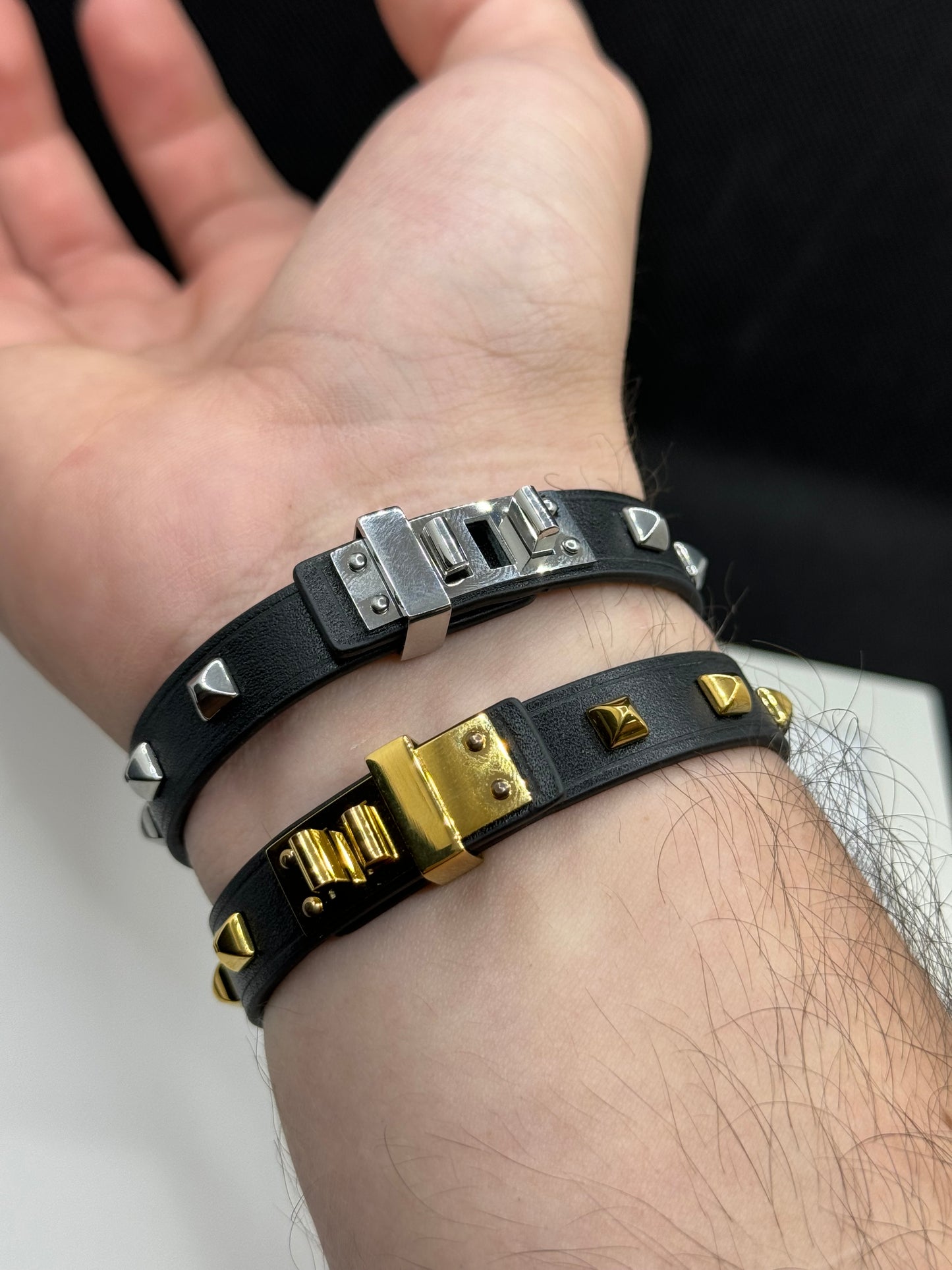 Aros De Piel Púas