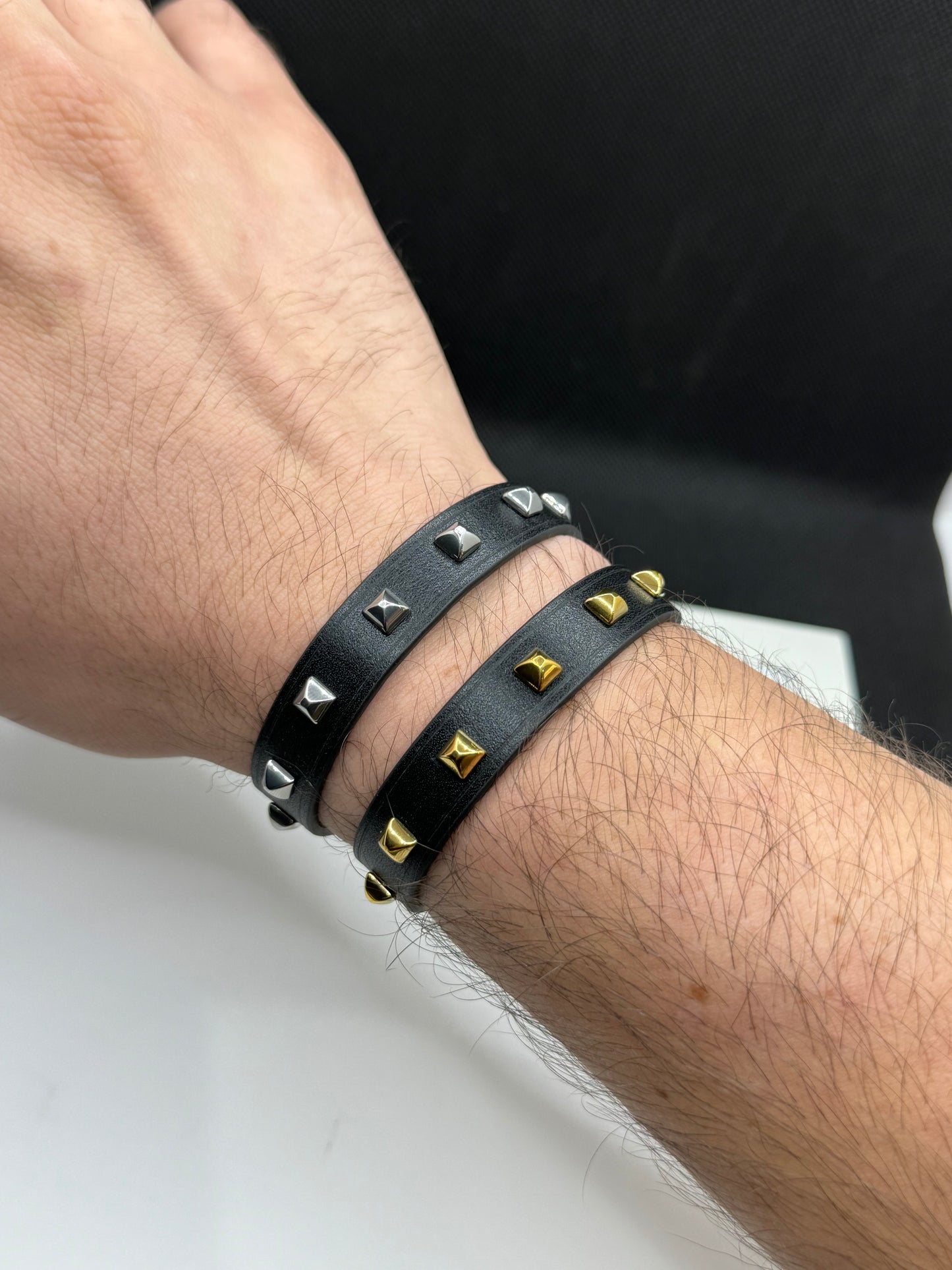 Aros De Piel Púas