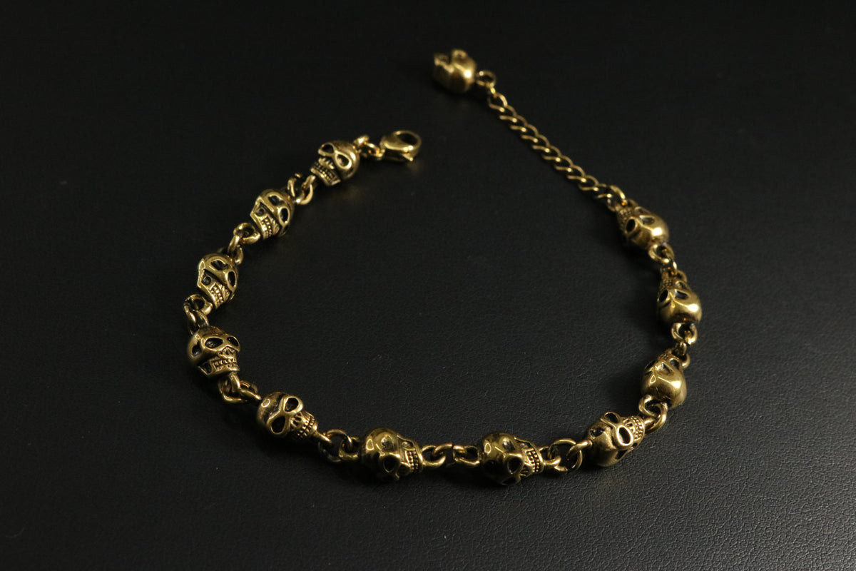 Pulso Skull Dorado