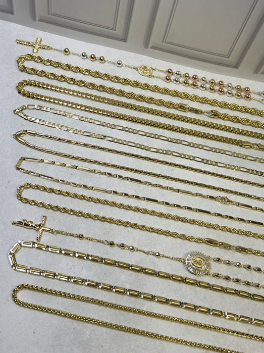 Paquete Cadenas Laminadas 18k